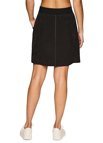 RBX Active Women's Long Length Pickleball Skort Black