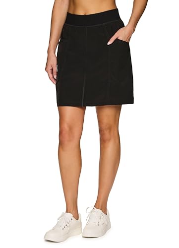 RBX Active Women's Long Length Pickleball Skort Black