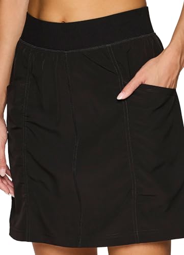 RBX Active Women's Long Length Pickleball Skort Black