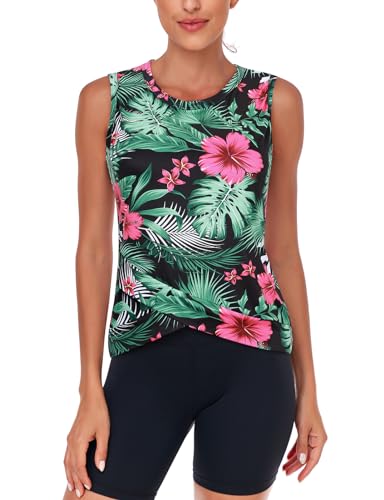 LURANEE Women's Quarter Zip Pickleball Tank Top