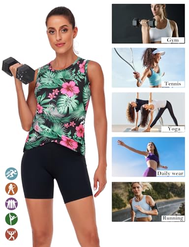 LURANEE Women's Quarter Zip Pickleball Tank Top