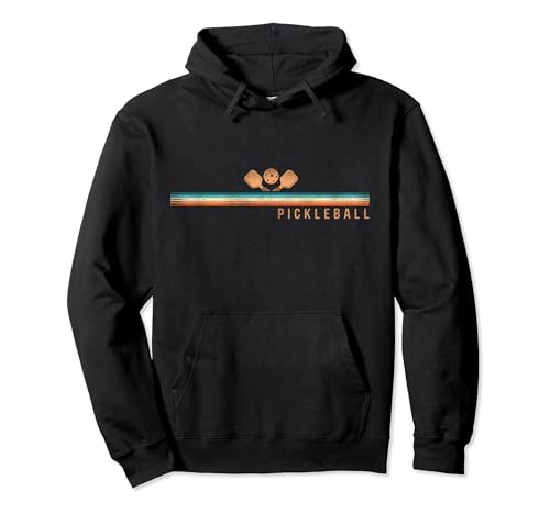 Vintage Pickleball Pullover Hoodie - Retro Style