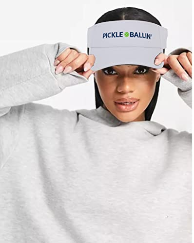 White Pickleball Visor for Women and Men