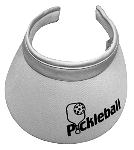 White Slip-On Visor for Pickleball by Cushees ™