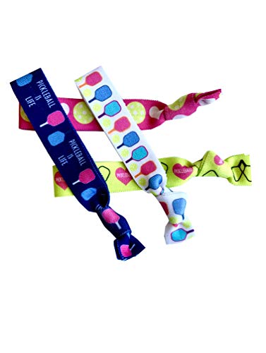 Pickleball Hair Elastic Set - USA Made, Women's Accessories