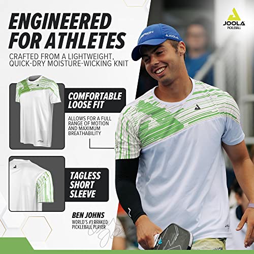 JOOLA Men's Ben Johns Trigon Pickleball Shirt, Size Medium