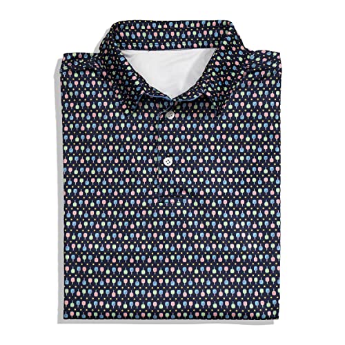 Cross Court Pickleball Adult Medium Short Sleeve Polo