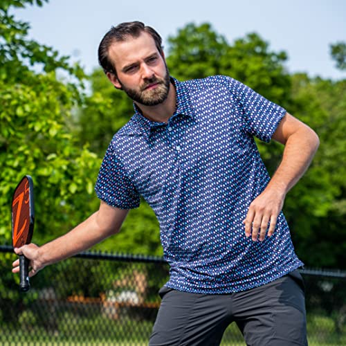 Cross Court Pickleball Adult Medium Short Sleeve Polo