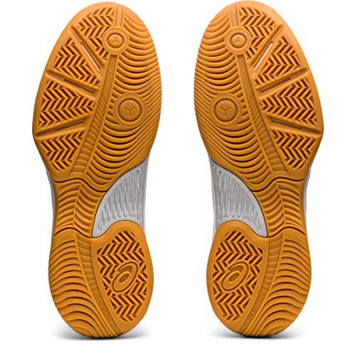 ASICS Women's Gel-RENMA Pickleball Shoes, White/Pure Silver, Size 7