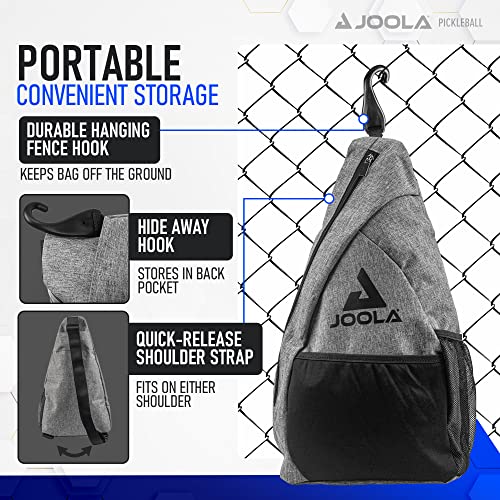 JOOLA Pickleball Sling Bag - Fits 2 Rackets & Balls