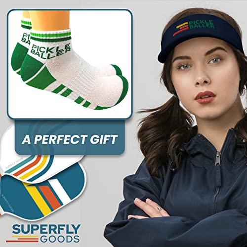 PICKLE BALLER Performance Crew Socks for Men & Women