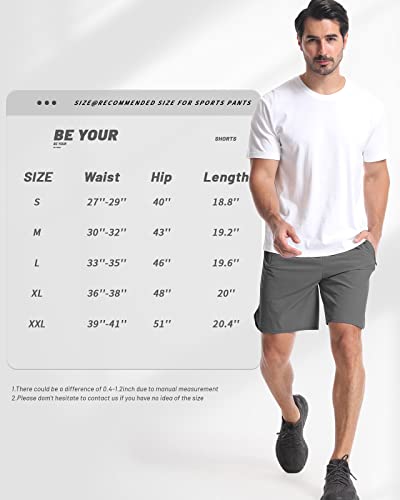 CANGHPGIN 2-Pack Mens Quick Dry Athletic Shorts