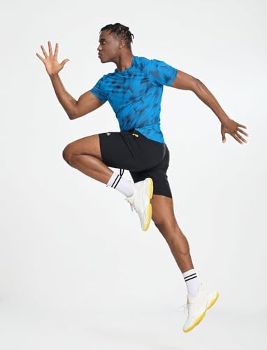 Men's Blue Dry Fit Workout Shirt - XL