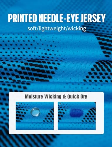 Men's Blue Dry Fit Workout Shirt - XL