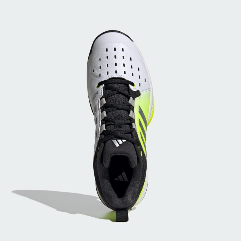 Adidas Men's Court Pickleball Sneaker, White/Silver/Black, Size 10.5