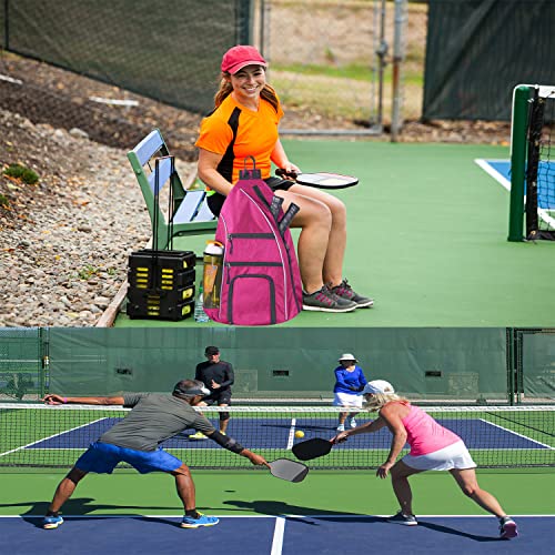 Reversible Crossbody Sling Backpack for Pickleball & Tennis