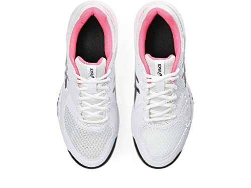 ASICS Women's Gel-Dedicate 8 Pickleball Shoes, White/Pink, Size 9