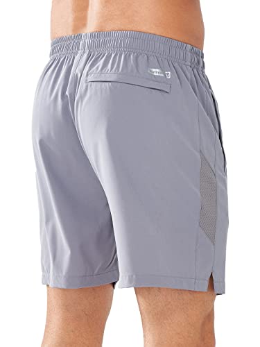 NORTHYARD Men's Pickleball Athletic Shorts 7'' Stone-XL