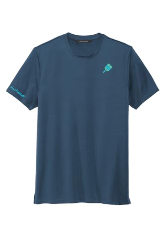 Johnny Pickleball Stretch Performance Crew Neck T-Shirt in Insignia Blue