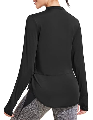 Women's Moisture-Wicking Long Sleeve Pickleball Workout Shirt