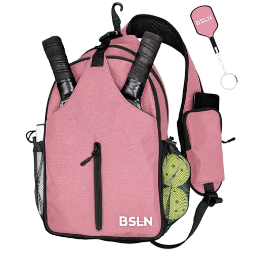BSLN Pickleball Crossbody Sports Backpack for Women and Men