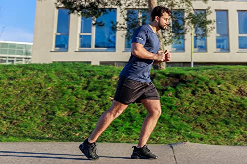 Frueo Men's 3 Pack Dry Fit Training Shirts