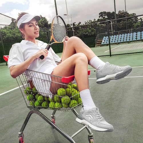 Women's Wide Pickleball Court Shoes with Ultra Cushioning