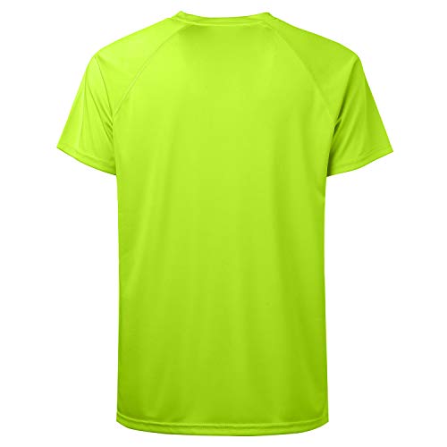 Men's Corna Yellow UPF 50+ Workout Athletic Shirt
