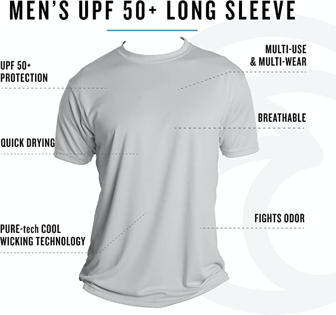 Men's Pickleball Flag UPF 50+ Sun Protection T-Shirt