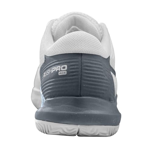 Wilson Women's Pickleball Sneaker, White/Grey/Baby Blue, Size 9