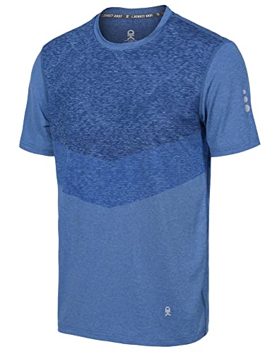 Men's UV Protection Quick Dry Pickleball Tee - Blue