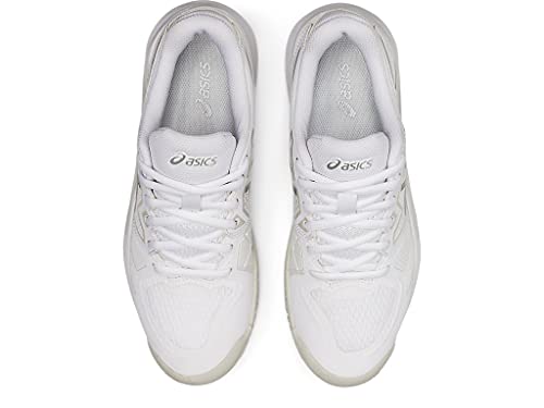 ASICS Gel-Challenger 13 Women's Pickleball Shoes, White/Silver
