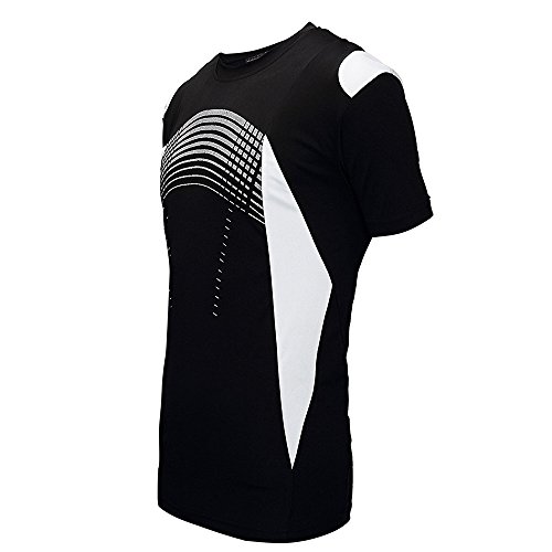 Men's Black XL UV Protection Athletic T-Shirt