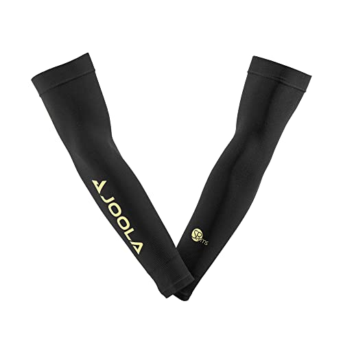 JOOLA UV Arm Sleeves - UPF 50+ - Moisture Wicking - Cooling - 2 Pack - Black