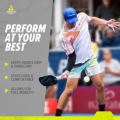 JOOLA UV Arm Sleeves - UPF 50+ - Moisture Wicking - Cooling - 2 Pack - Black