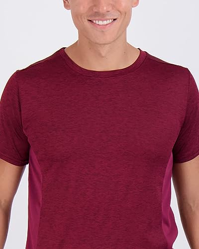 Men's Quick Dry Crew Neck Athletic T-Shirt 5-Pack
