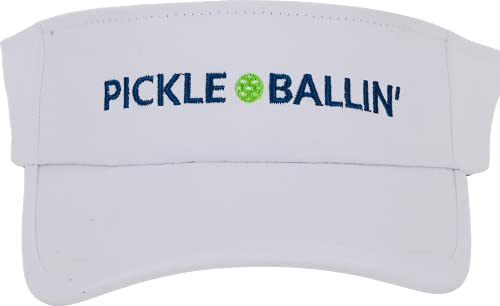 White Pickleball Visor for Women and Men