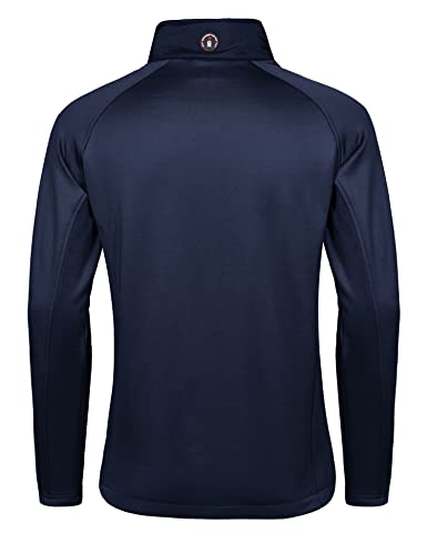 Men's Thermal Hybrid Hiking Jacket, Dark Blue, Size L