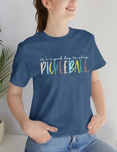 Women's Pickleball Lover Tee: "Good Day to Play