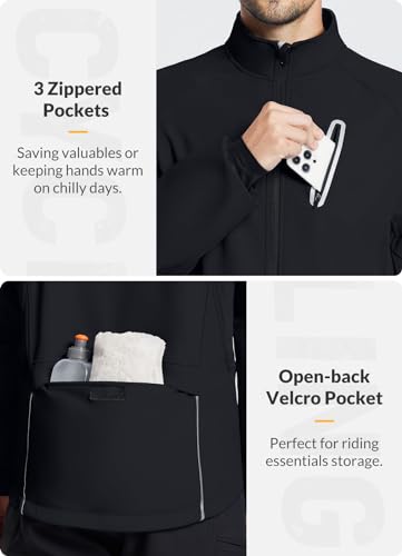 Men's Winter Pickleball Softshell Jacket, Water Resistant