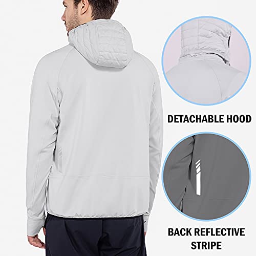 Men's Lightweight Running Jacket in Glacier Gray