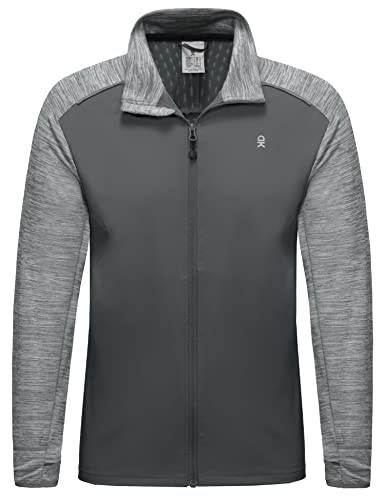 Men's Quick Dry Running Jacket with Thumbholes