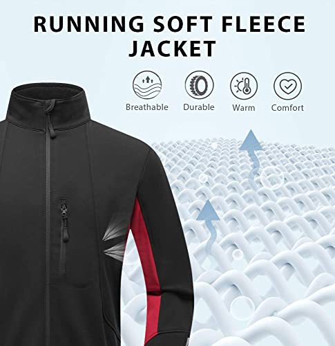 Men's Pickleball Thermal Jacket - Windproof Reflective Fleece