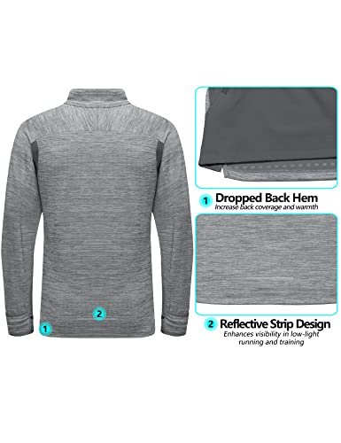 Men's Quick Dry Running Jacket with Thumbholes