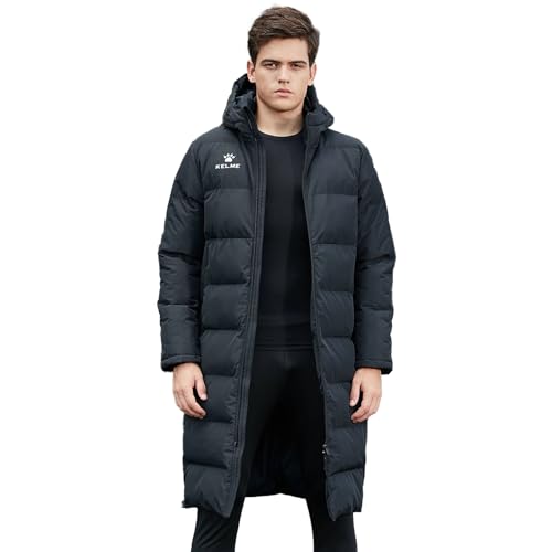 KELME Men's Windproof Winter Pickleball Jacket Black X-Large