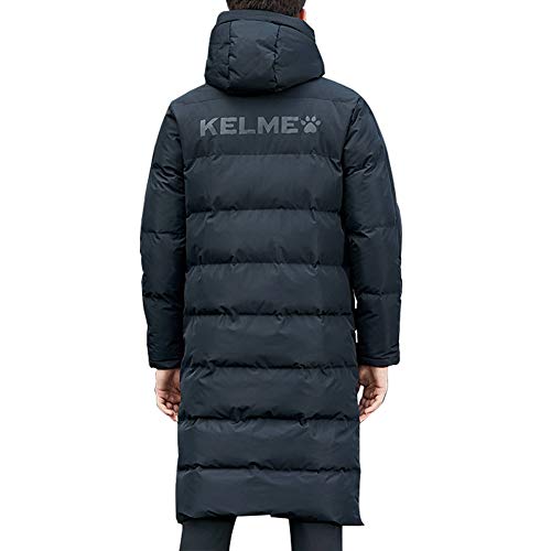 KELME Men's Windproof Winter Pickleball Jacket Black X-Large
