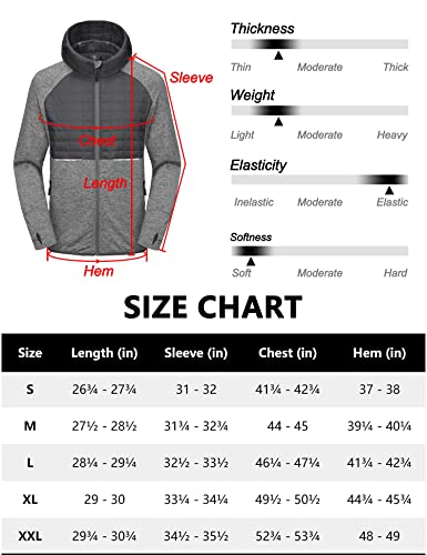 Men's Lightweight Running Jacket for Winter Pickleball Tennis