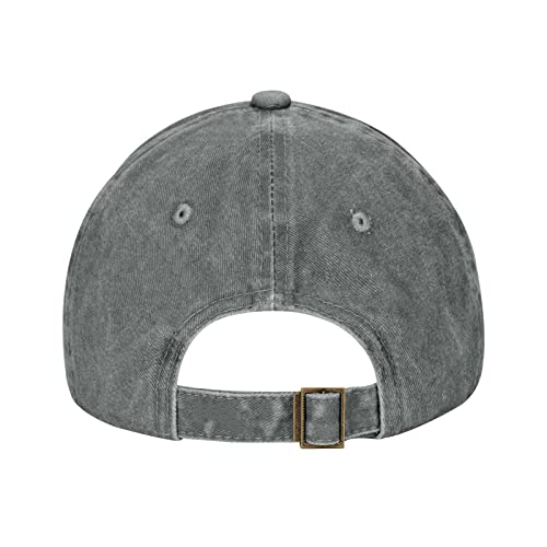 Men's Pickleball Paddle Graphic Baseball Hat, Gray Color
