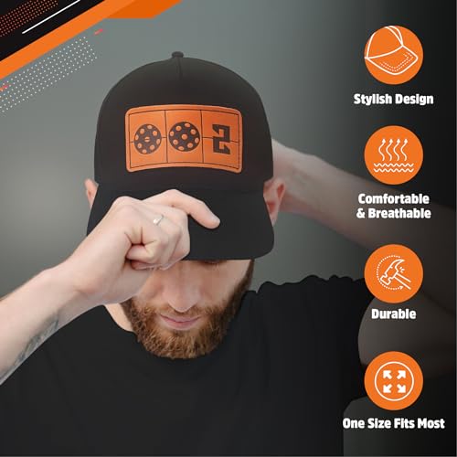 ADINKTED Pickleball Hat with Adjustable Snapback Strap