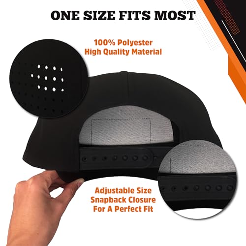 ADINKTED Pickleball Hat with Adjustable Snapback Strap